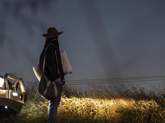 Illustrative photo for DV feature showing isolation of rural and country women fleeing domestic violence – subject is not a victim. Picture: Kevin Farmer