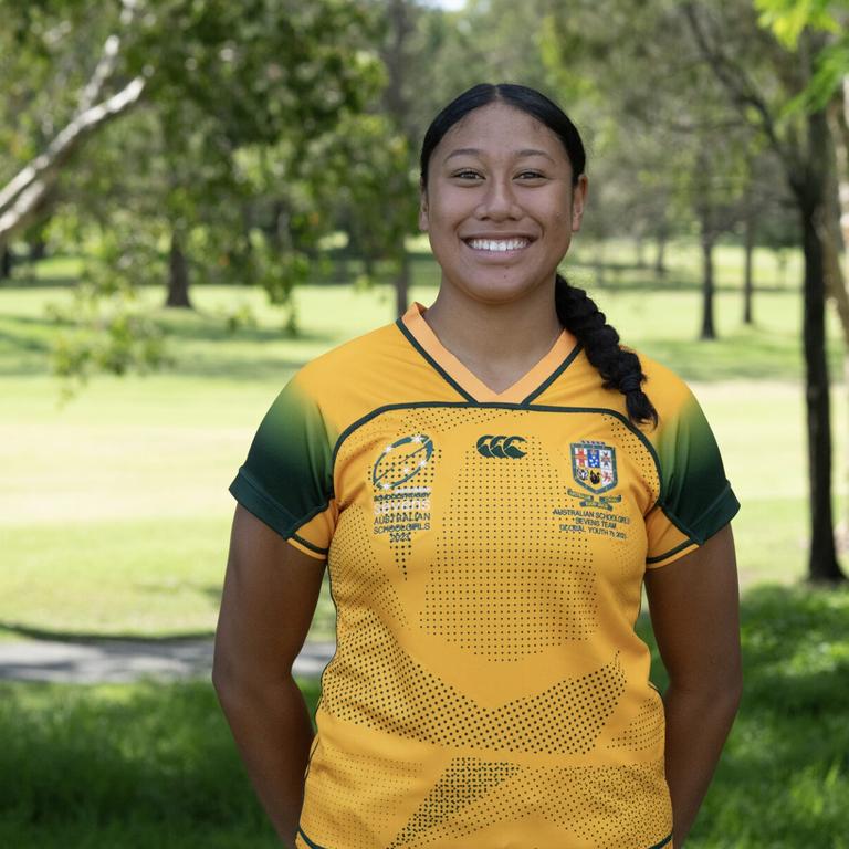 Faagase Tupuola-Palale of the Australian Schoolgirls Sevens team.