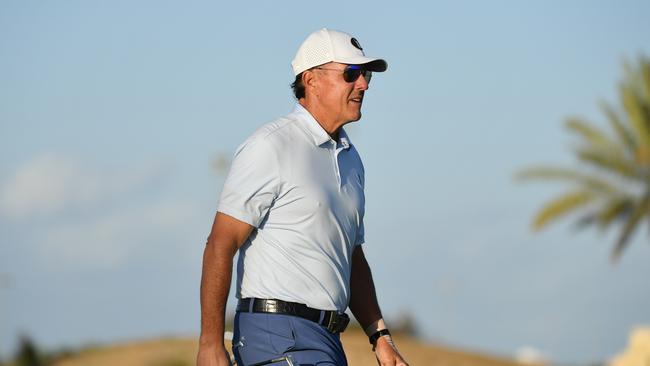 Phil Mickelson has long been an advocate of shorts on tour. (Photo by Tom Dulat/Getty Images)