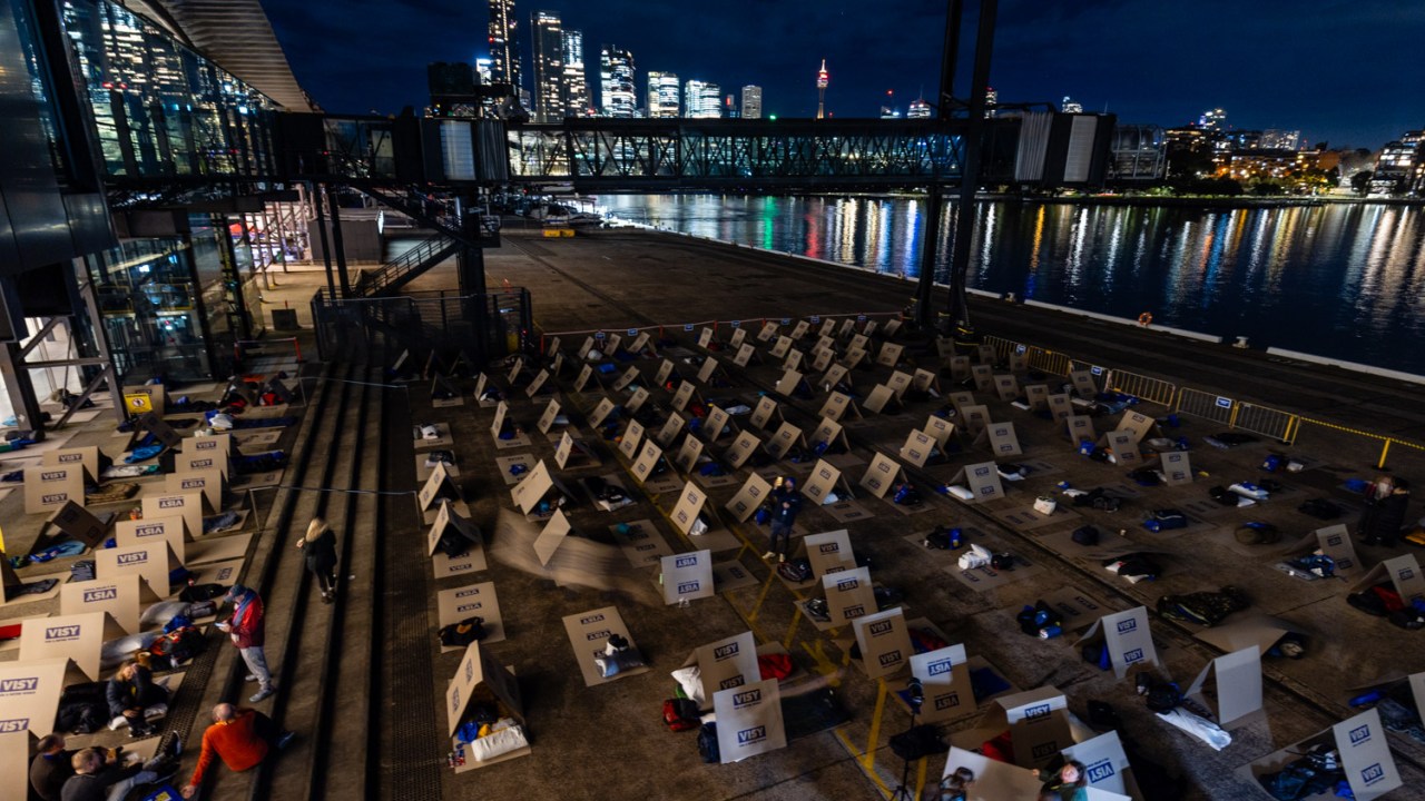 Vinnies Sleepout raises .7 million as CEOs spend night in the cold