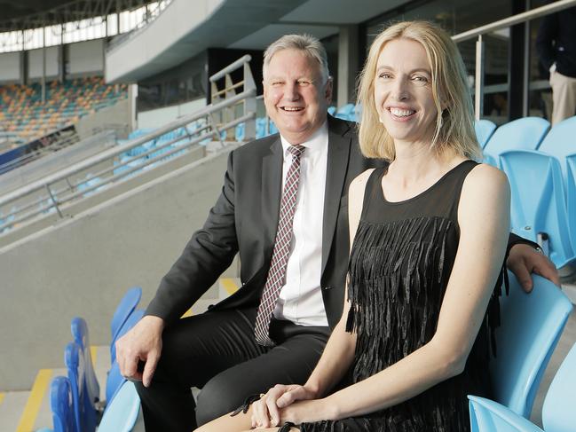 Sporting Hall Of Fame inductees Michael Roach and Donna MacFarlane. Picture: MATHEW FARRELL