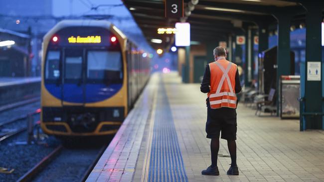 Train services will increase to the regular weekday timetable at the end of the month. Picture: Justin Lloyd.