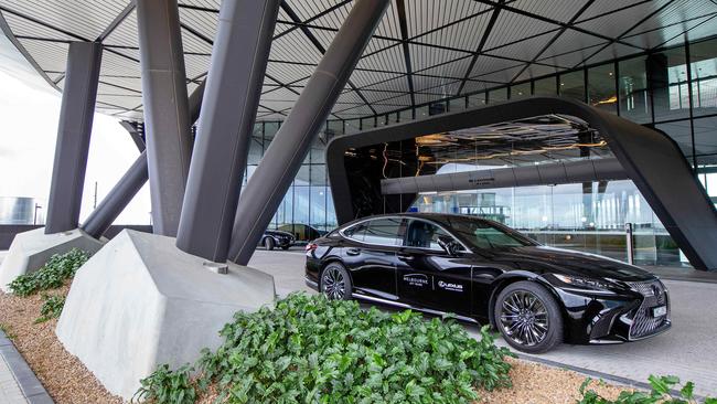 Melbourne's newest private jet base, Paul Little's "Melbourne Jet Base" at Tullamarine is proving very popular. Picture: Mark Stewart