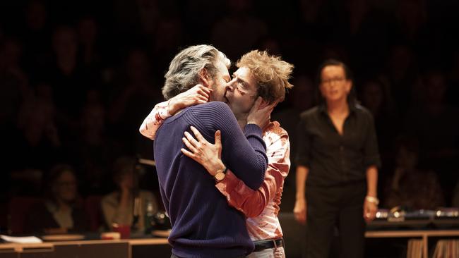 Several reviewers reported that on opening night last October, some audience members walked out midway through the show but van Hove disputes this. Picture: Jan Versweyveld