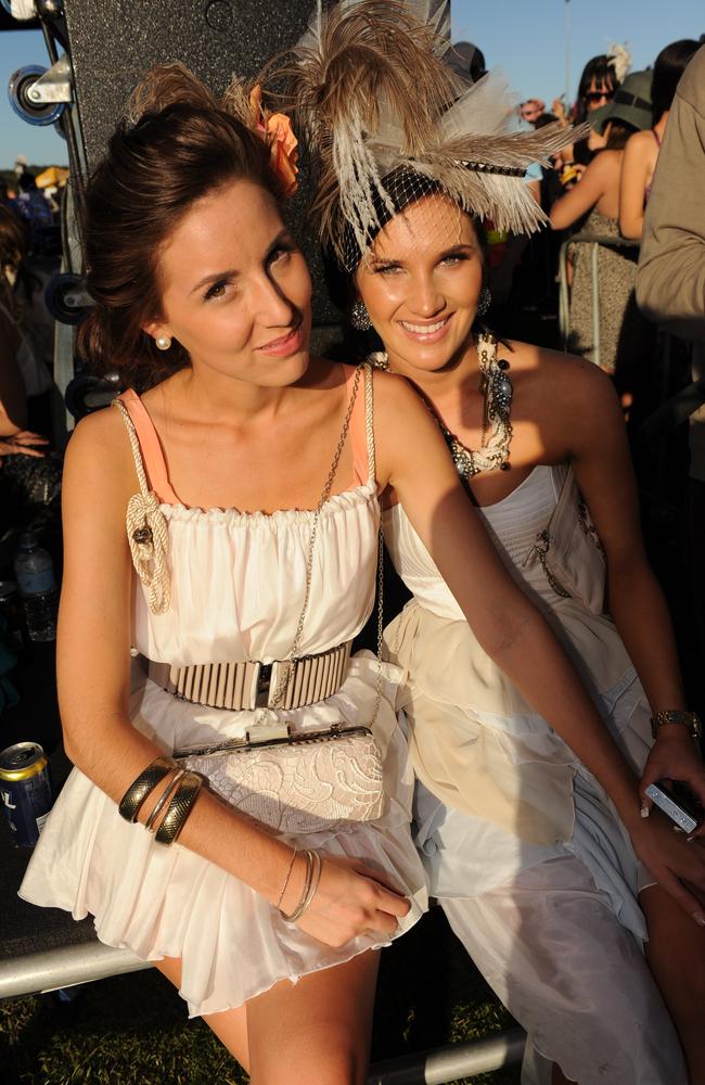 Felicity Bird and Kristy Henson in 2011. Picture: Che Chapman