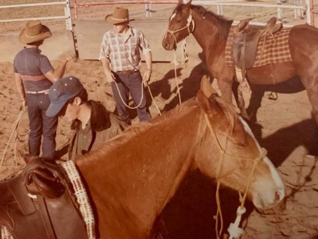 Ken May at the Longreach Pastoral College in 1984 (picture contributed by Ken Brown from the tribute facebook page).