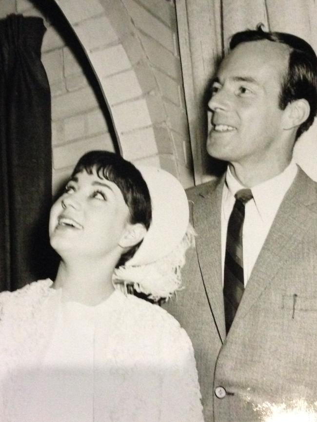 1960: Anne Wills and local news legend Kevin Crease.