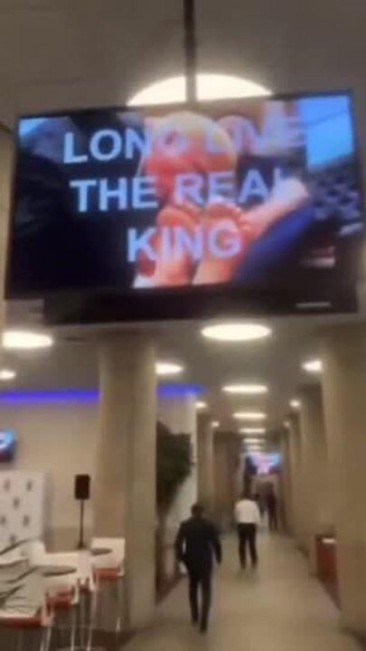 Hackers play AI video of Trump kissing Elon Musk’s feet