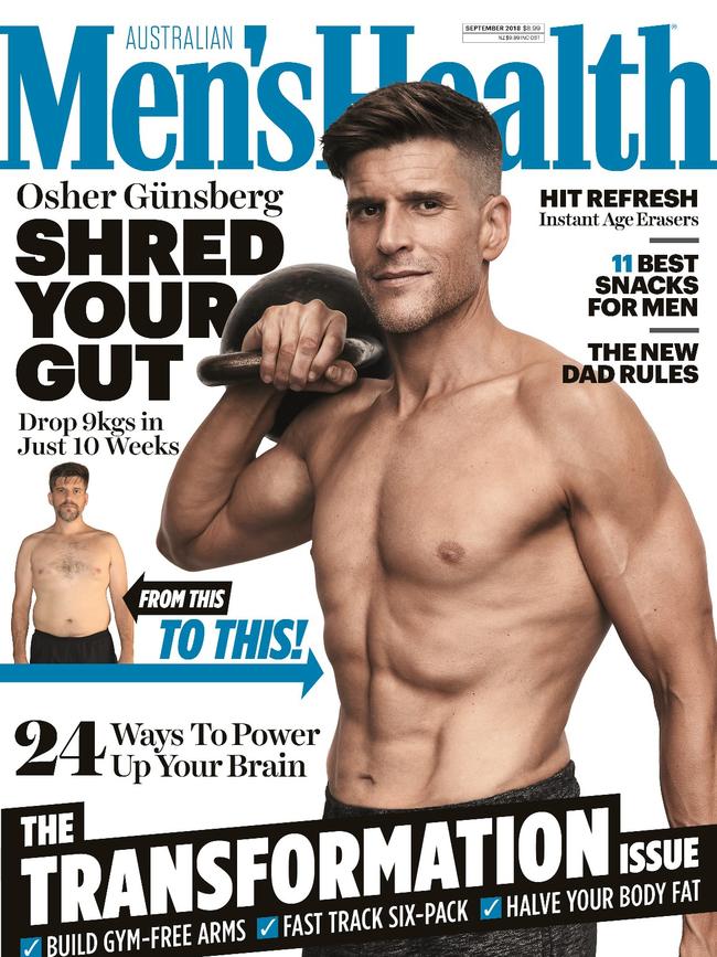 Osher Gunsberg Men’s Health cover.