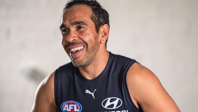 If you’re a Blues fan, you’d be smiling as much as Eddie Betts. Picture: Jason Edwards