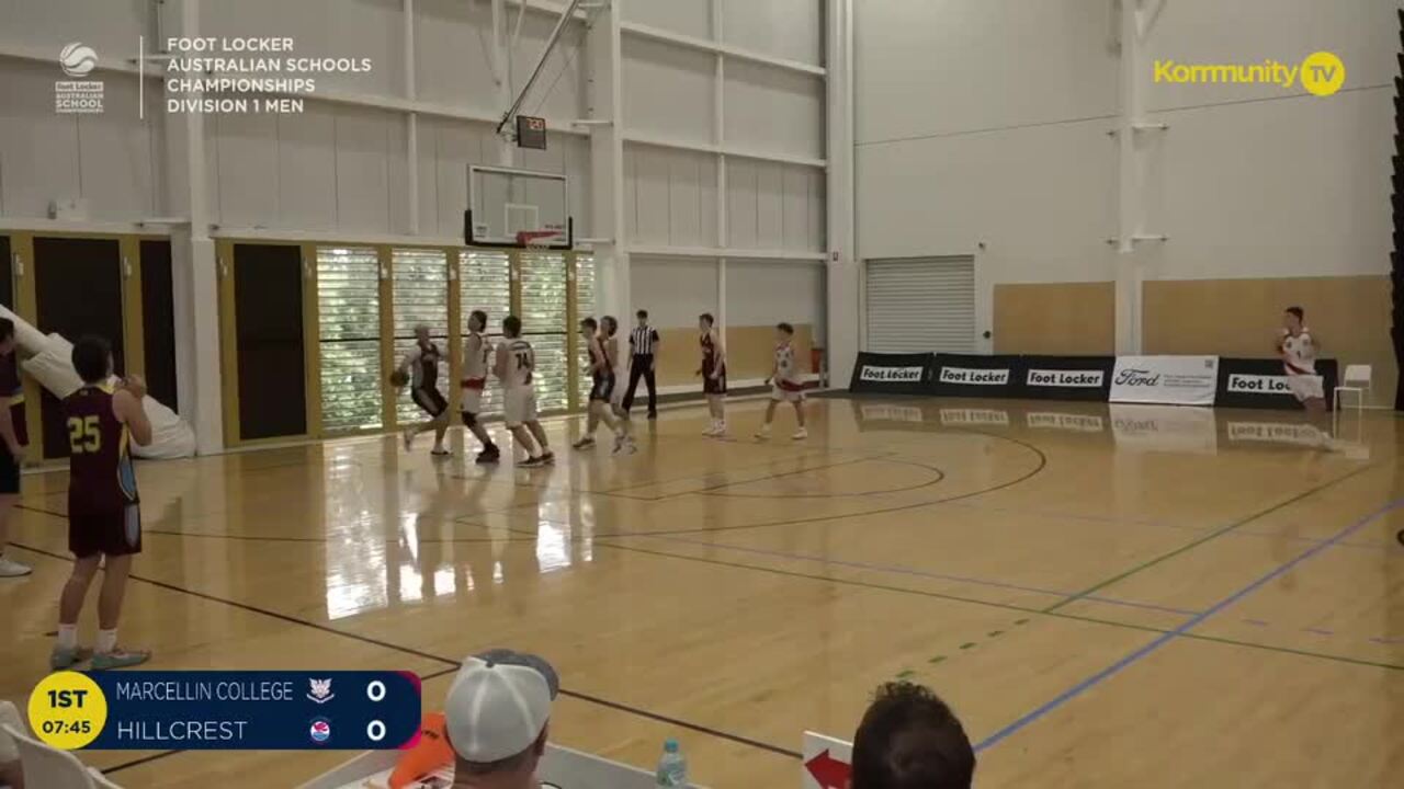 Replay: Marcellin College vs Hillcrest Christian College (U20 Men Div 1 QF) - 2024 Basketball Australia Schools Championships Day 4