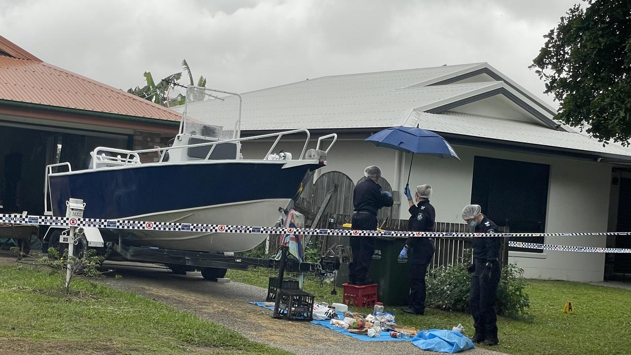 Mackay police on day three of investigation after the alleged shooting of Natalie Frahm. Picture: Estelle Sanchez