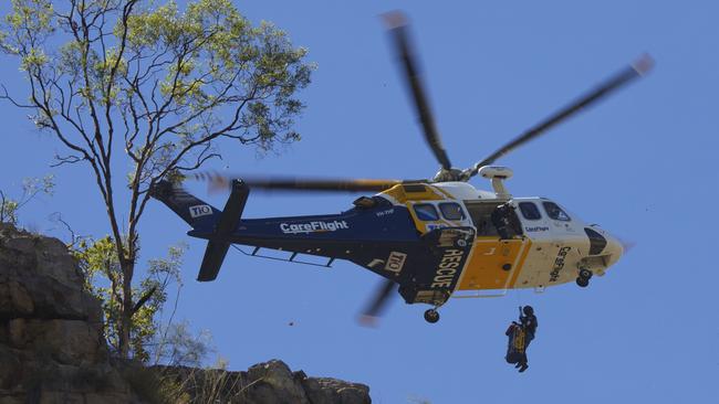 CareFlight NT rescue helicopter.