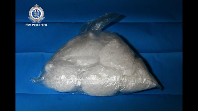 The drugs have an estimated potential street value of $312,800. Photo: NSW Police