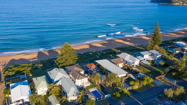 North Avoca Parade where a beach shack sale has set a new record.