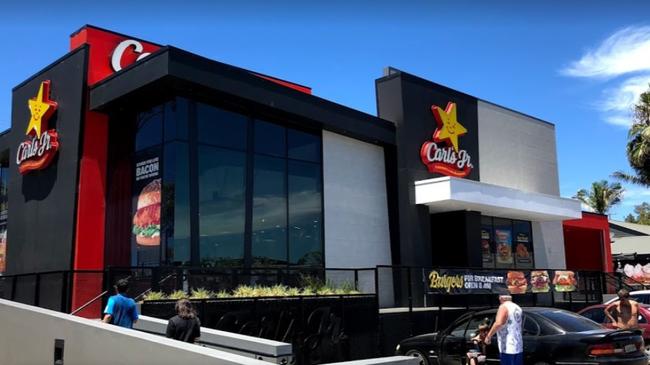 The Carl's Jr store at Bateau Bay on the NSW central coast.