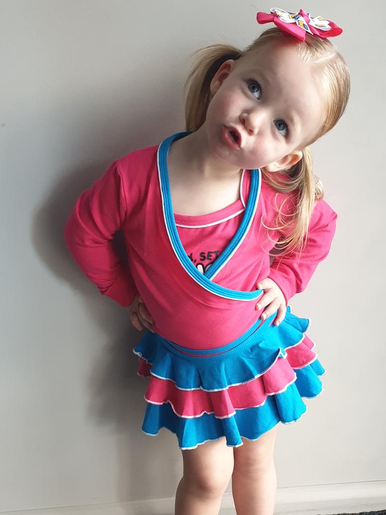 04/05/2019 - 4/5/19 - Bridie Silva 2 years old ready for her very first dance lesson at Jenina's Dance Workshop. D.O.B: 15/12/16 Picture: Candice Plachta