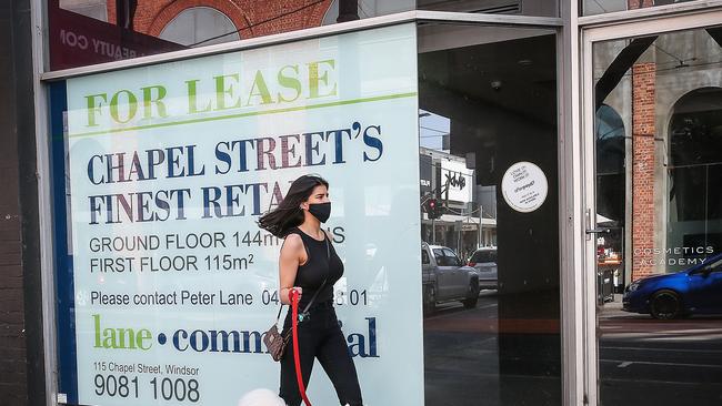 Melbourne businesses have been decimated by restrictions. Picture Ian Currie.