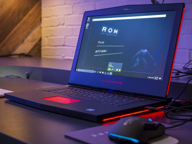 Dell's Alienware 15 laptop is designed for gaming use, including advanced virtual reality titles.