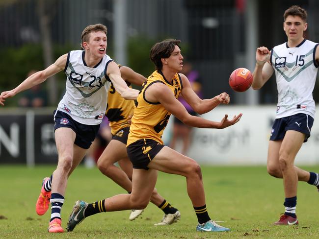 Toby Whan is a Fremantle NGA prospect. Picture: Will Russell/AFL Photos