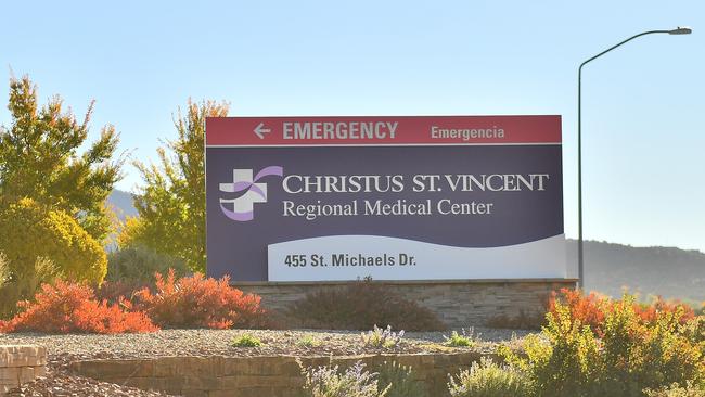 Christus St. Vincent Medical Center, where "Rust" director Joel Souza was transported, in Santa Fe, New Mexico.