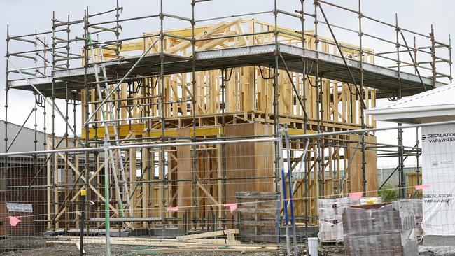 Centacare is building many affordable homes in Taylor Crescent, Bridgewater, in an attempt to ease the ongoing Tasmanian housing crisis.  Picture: MATT THOMPSON