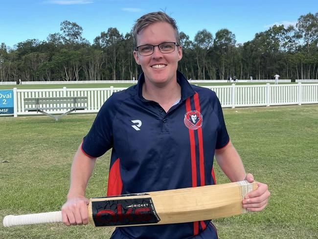 Jake Garland after his 65 from 60 balls in the round six match between Surfers Paradise and Mudgeeraba