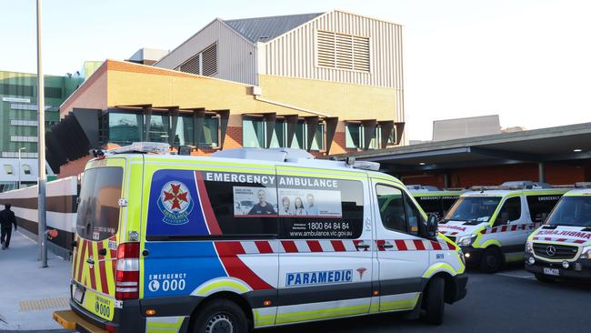 Almost 300 public hospital beds in Victoria are occupied by patients who are medically fit to leave. Picture: Ian Currie