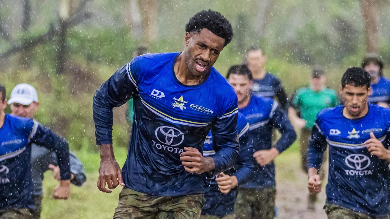 Laitia Moceidreke during the pre-season. Picture: Alix Sweeney/Cowboys