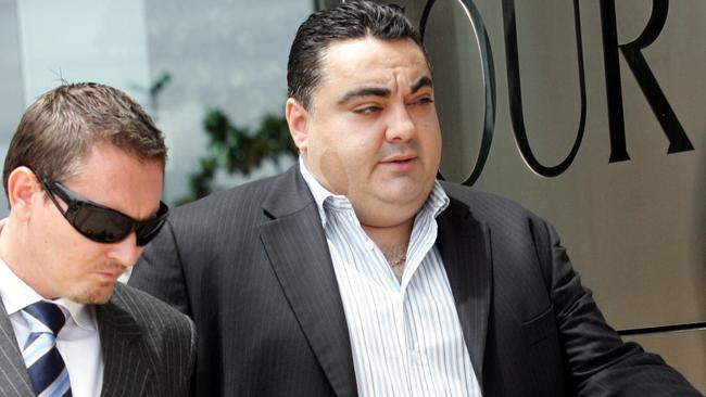 Jason Murakami and Tony Rigas outside Southport Court in 2005.