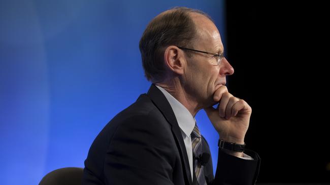 ANZ CEO Shayne Elliott is assessing ways to beef up its business banking operations, including a purchase of MYOB. Picture: Arsineh Houspian