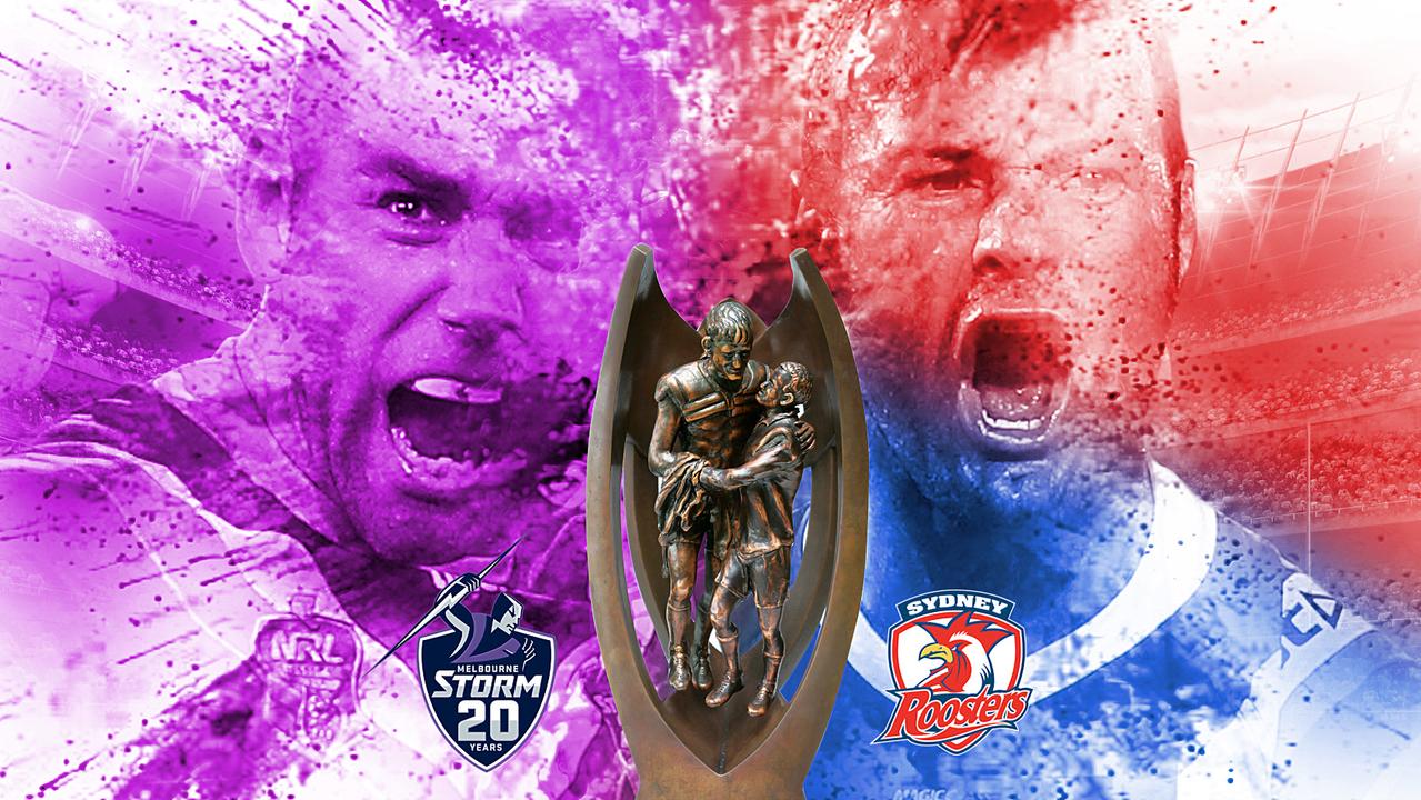 NRL 2018 grand final: Storm v Roosters.