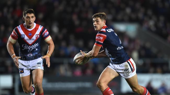 Kyle Flanagan was impressive in his Sydney Roosters debut. Picture: Getty