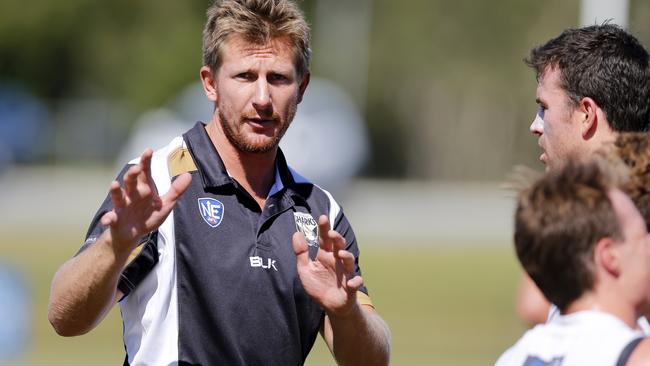 Nathan Bock is free to continue coaching Southport Sharks. Picture: JERAD WILLIAMS