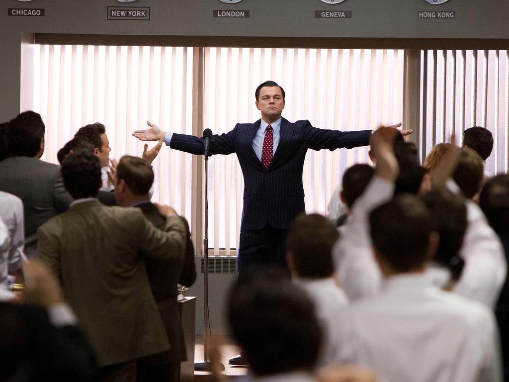 Leonardo DiCaprio as Jordan Belfort in The Wolf of Wall Street. Picture: AP Photo / Paramount Pictures, Mary Cybulski