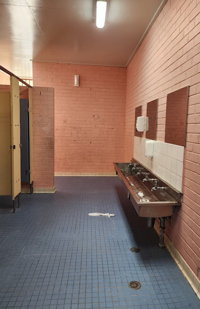 Parents at a public school have been left begging to have the education facility’s bathrooms updated as students refuse to use the toilets due to its “poor” conditions. Picture: Change.org