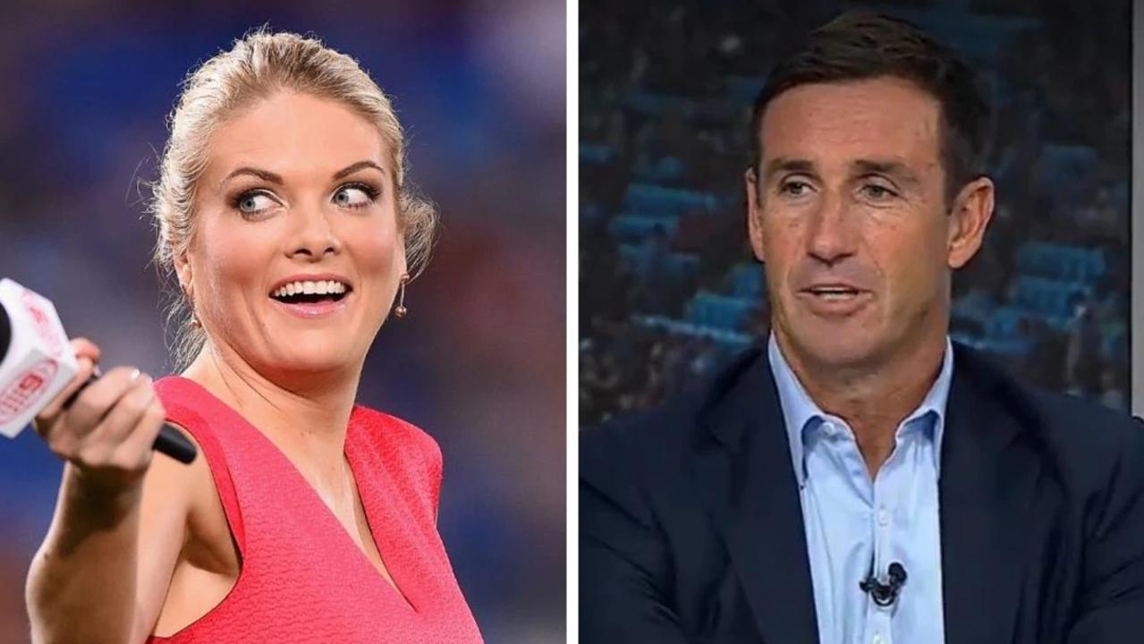 Erin Molan and Andrew Johns