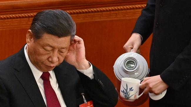 The announcement of China’s 2024 growth target comes as the country battles weak investor confidence and ongoing challenges in its heavily indebted property sector. Picture: AFP / Greg Baker