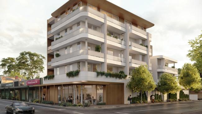 Artist impressions showing The Esmond, the luxury apartment building planned for Unley Rd, Hyde Park. Picture: SMFA Architects