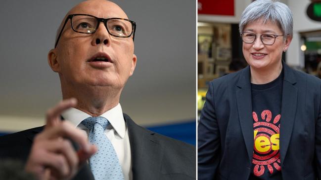 Peter Dutton and Penny Wong