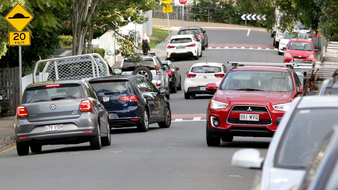 Traffic management on game day at Suncorp Stadium. Wellington Road Paddington. Pic: Steve Pohlner