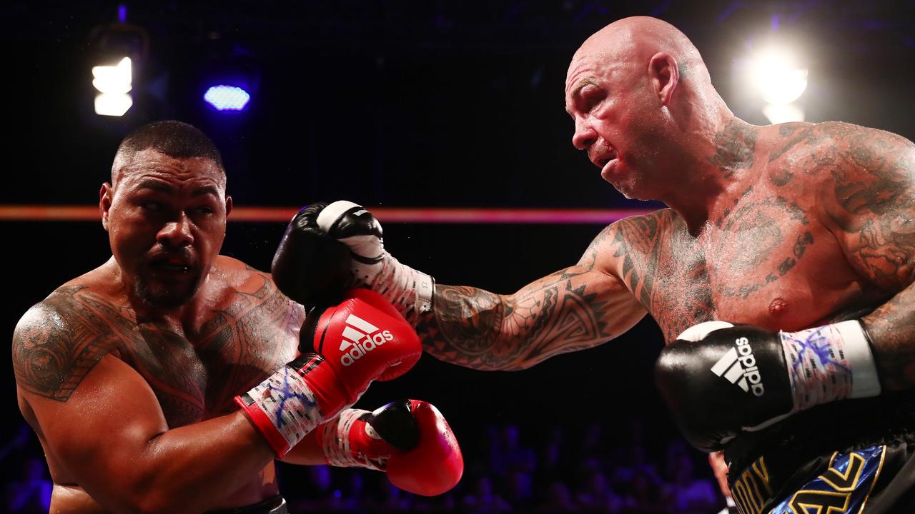 Lucas Browne has bounced back from his defeat to Paul Gallen to claim the vacant WBA Oceania heavyweight title with his triumph. Picture: Getty Images