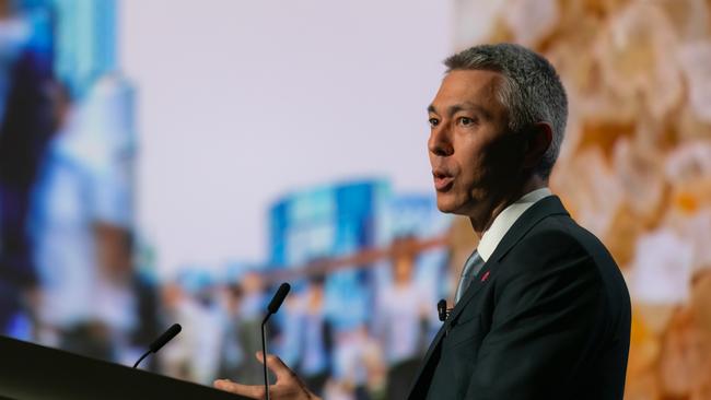 BHP CEO Mike Henry said the royalty increase had been “quite a radical shift”. Picture: Thomas Graham