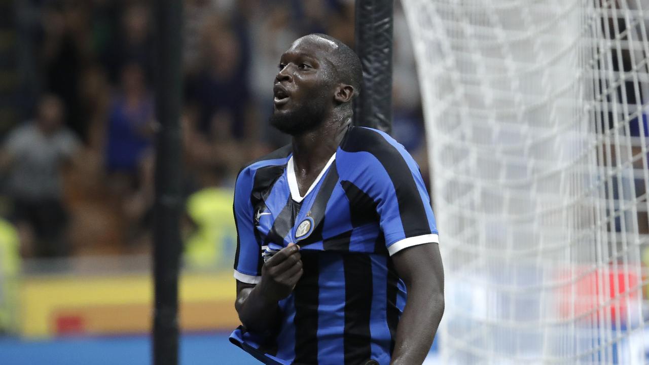 Romelu Lukaku was subjected to monkey chanting as he scored his penalty against Cagliari.