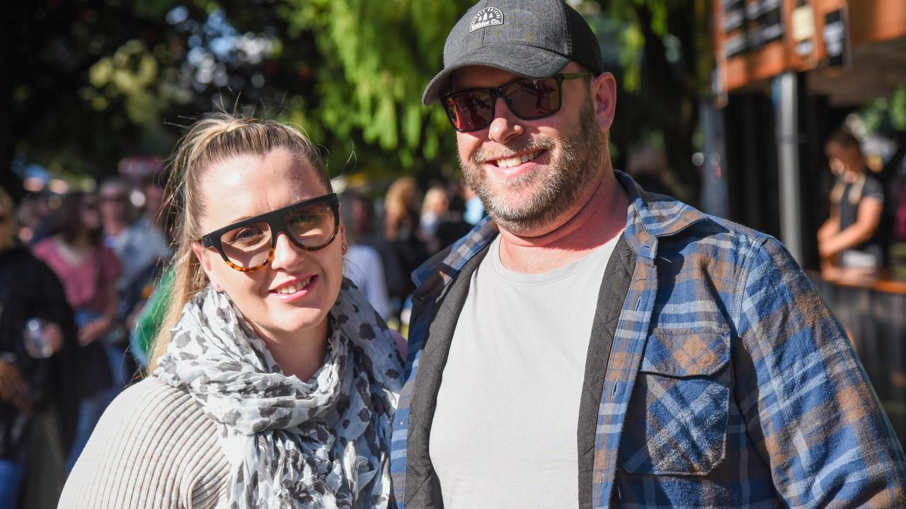 Cass and Brentley Woods at City Park on Day 1 of Launceston's Festivale. Picture: Alex Treacy