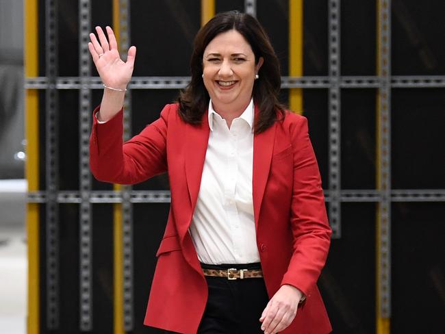 Annastacia Palaszczuk and Labor are doing everything they can to win this month’s election. Picture: NCA NewsWire / Dan Peled