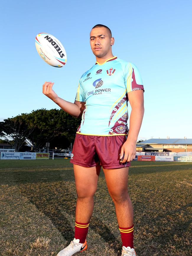 Keebra Park’s Immanuel Kalekale. 27 May 2021 Burleigh Picture by Richard Gosling