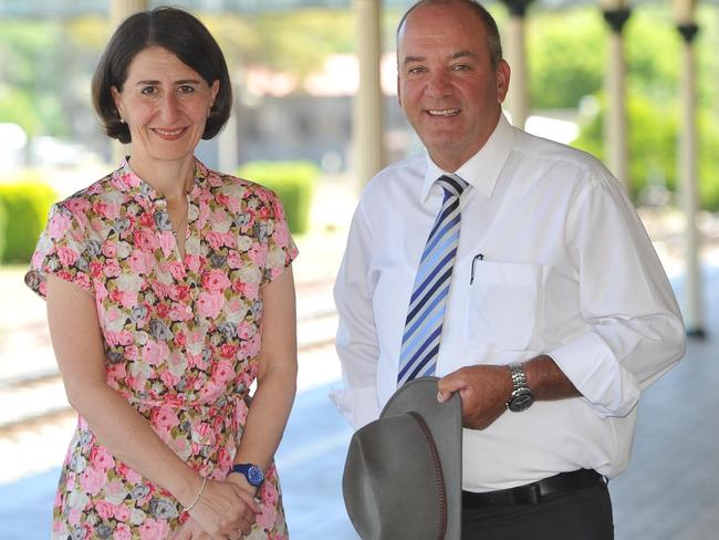 Premier Gladys Berejiklian and Daryl Maguire’s secret relationship was expose by ICAC last week. Picture: The Daily Advertiser/ACM