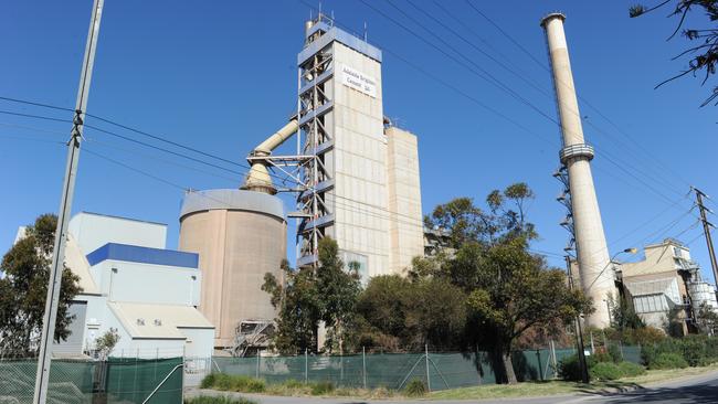 The Adelaide Brighton Cement factory at Birkenhead.