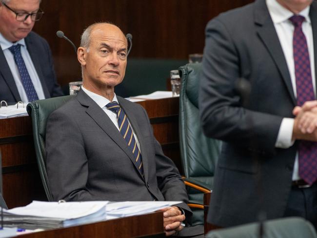 Minister Guy Barnett in Parliament on Tuesday 19th November 2024.Picture: Linda Higginson